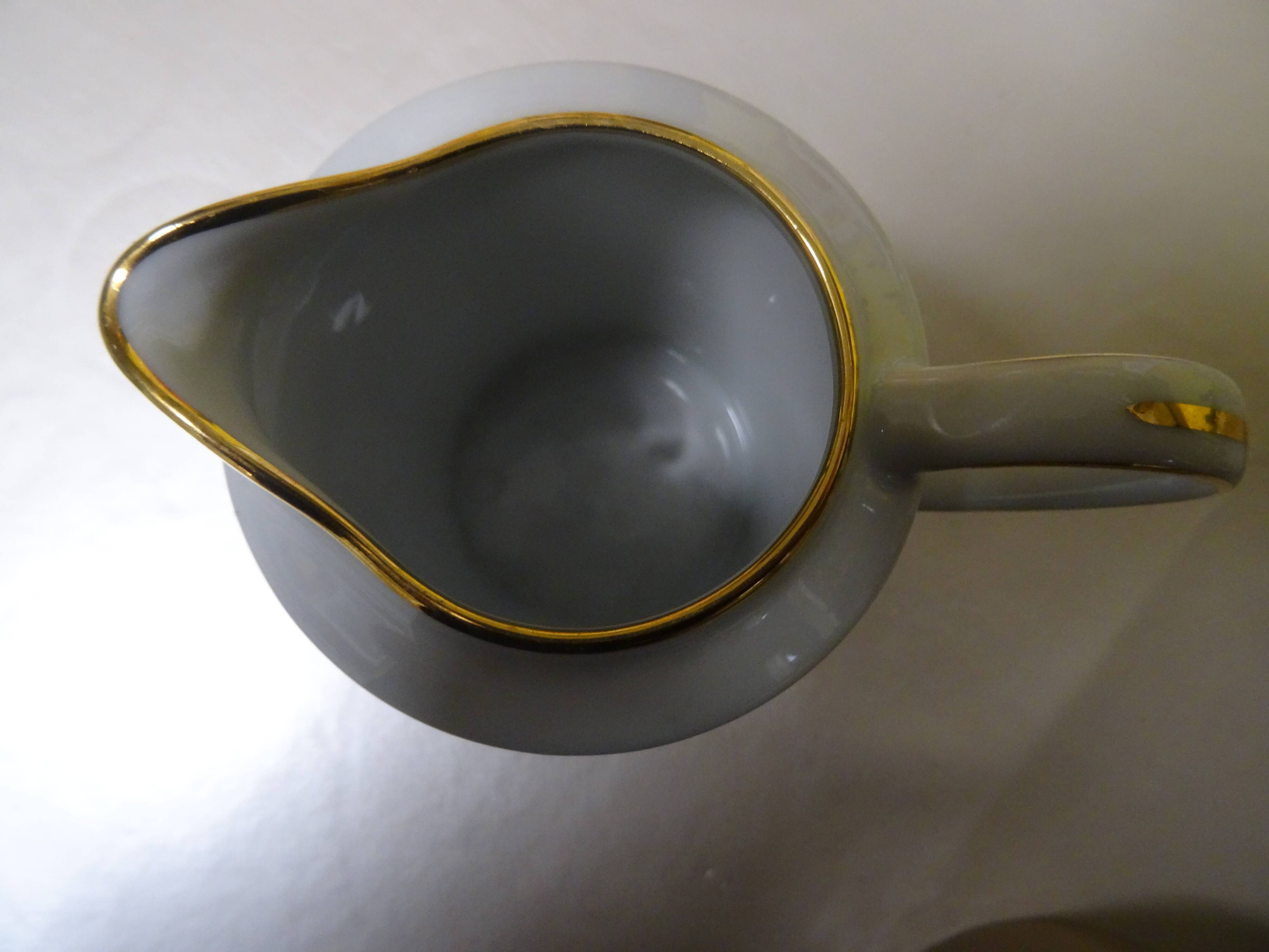 Bernardaud Limoges jug gilded with fine gold