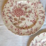3 English plates by Johnson Bros