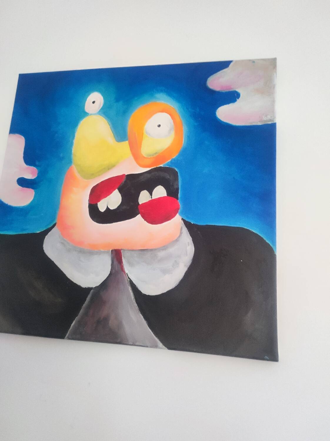 Broken mouth abstract painting