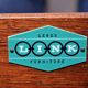 Midcentury lebus 'link' Scandinavian console table