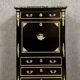 Secretary in black lacquered wood and gilded bronze