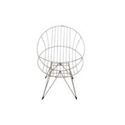 Chaise Pastoe Combex en fil métallique, 1950s