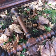 Louis XIII twisted farm table / Turned wooden desk
