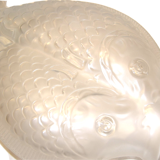 Crystal fish vase by bayel royal crystal of champagne