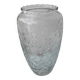 Vase en verre pressé moulé