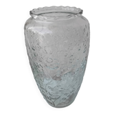 Moulded pressed glass vase