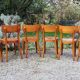 6 "classic" bistro chairs from Horgen-Glarus (Switzerland) 1950s