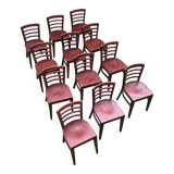 Chaises bistrot en bois