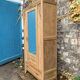 Parisian art deco cabinet in raw wood 1930