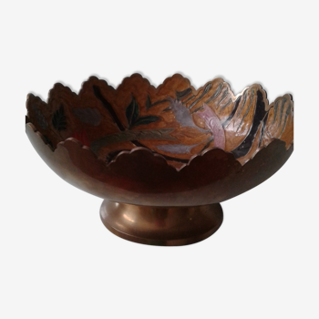 Copper fruit cup