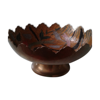 Copper fruit cup