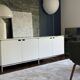 Florence Knoll “Credenza 4” sideboard – Arabescato marble