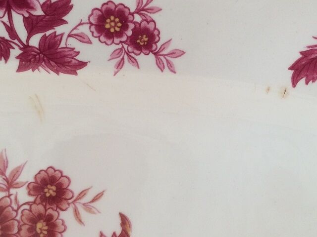 Old rectangular flat Sarreguemines Aubusson collection