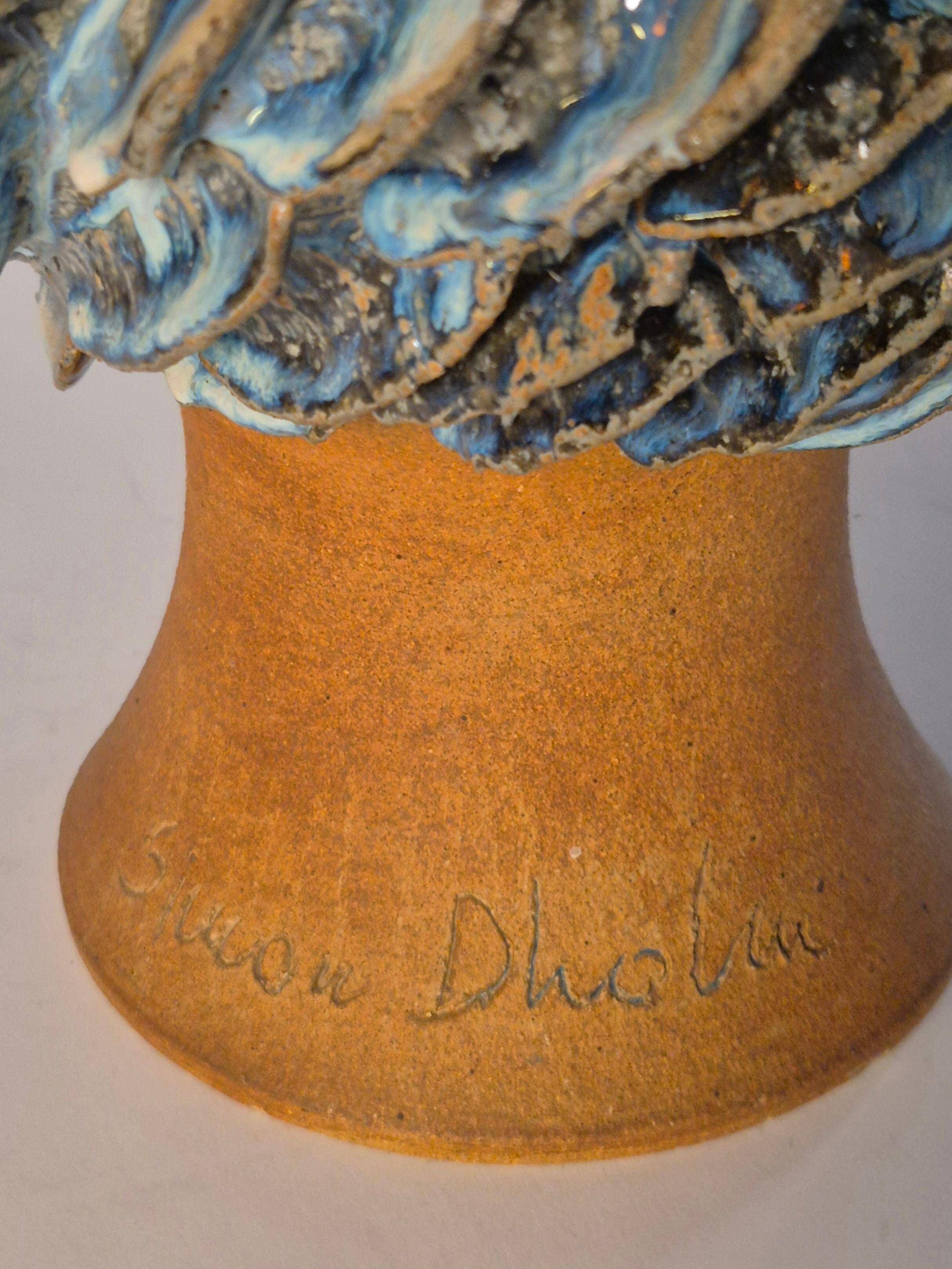 Large modern Scandinavian vase in ceramic / stoneware by Josef Simon, Sweden, 1960s.
