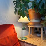 Lampe motif soleil vert