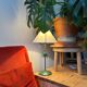 Lampe motif soleil vert