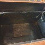 Old trunk chest lacquered Indian lacquered wood