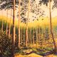 Forest of Fontainebleau painting Impressionist Landscape Oil on canvas Signed