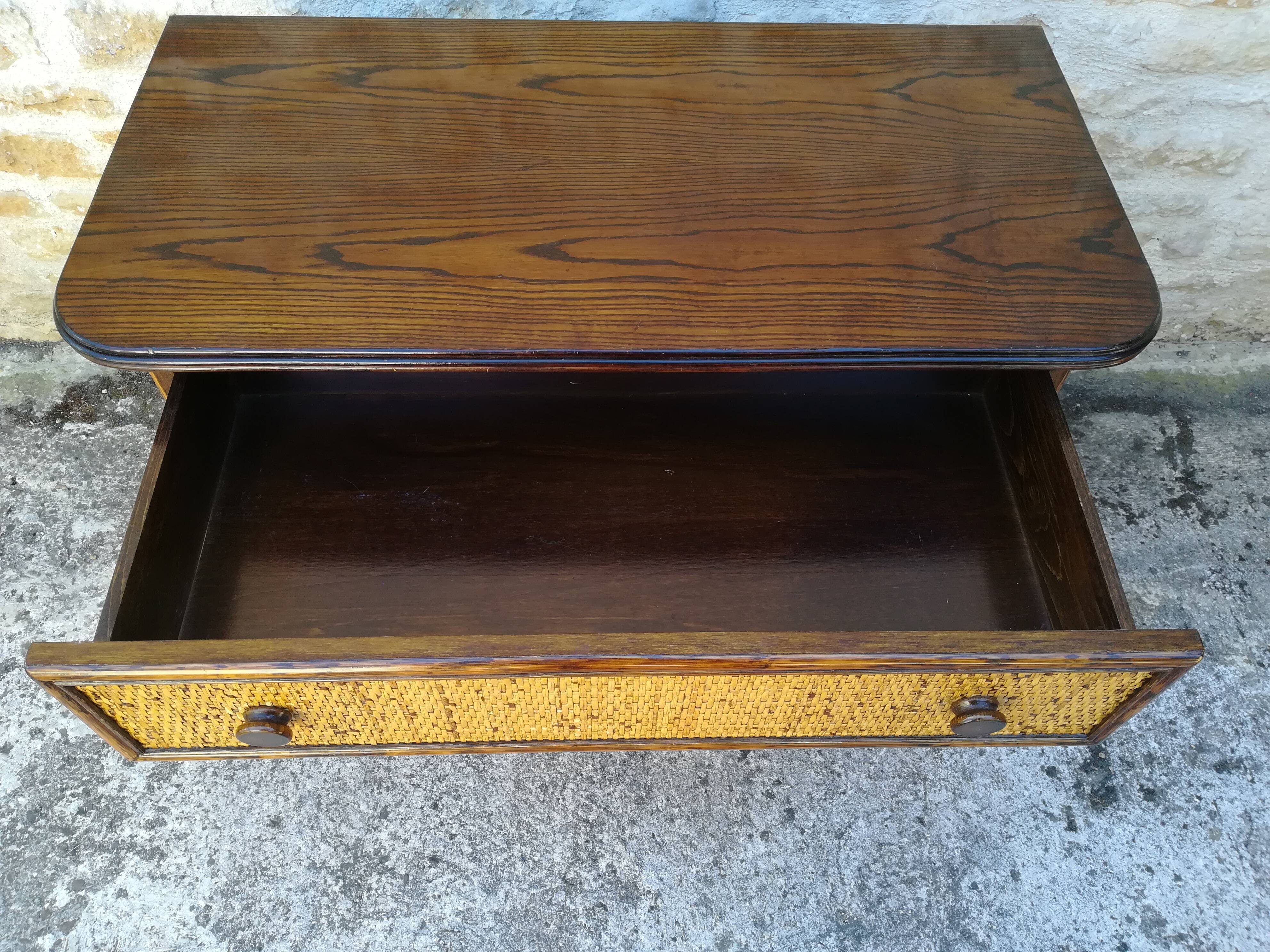 Rattan dresser Maugrion