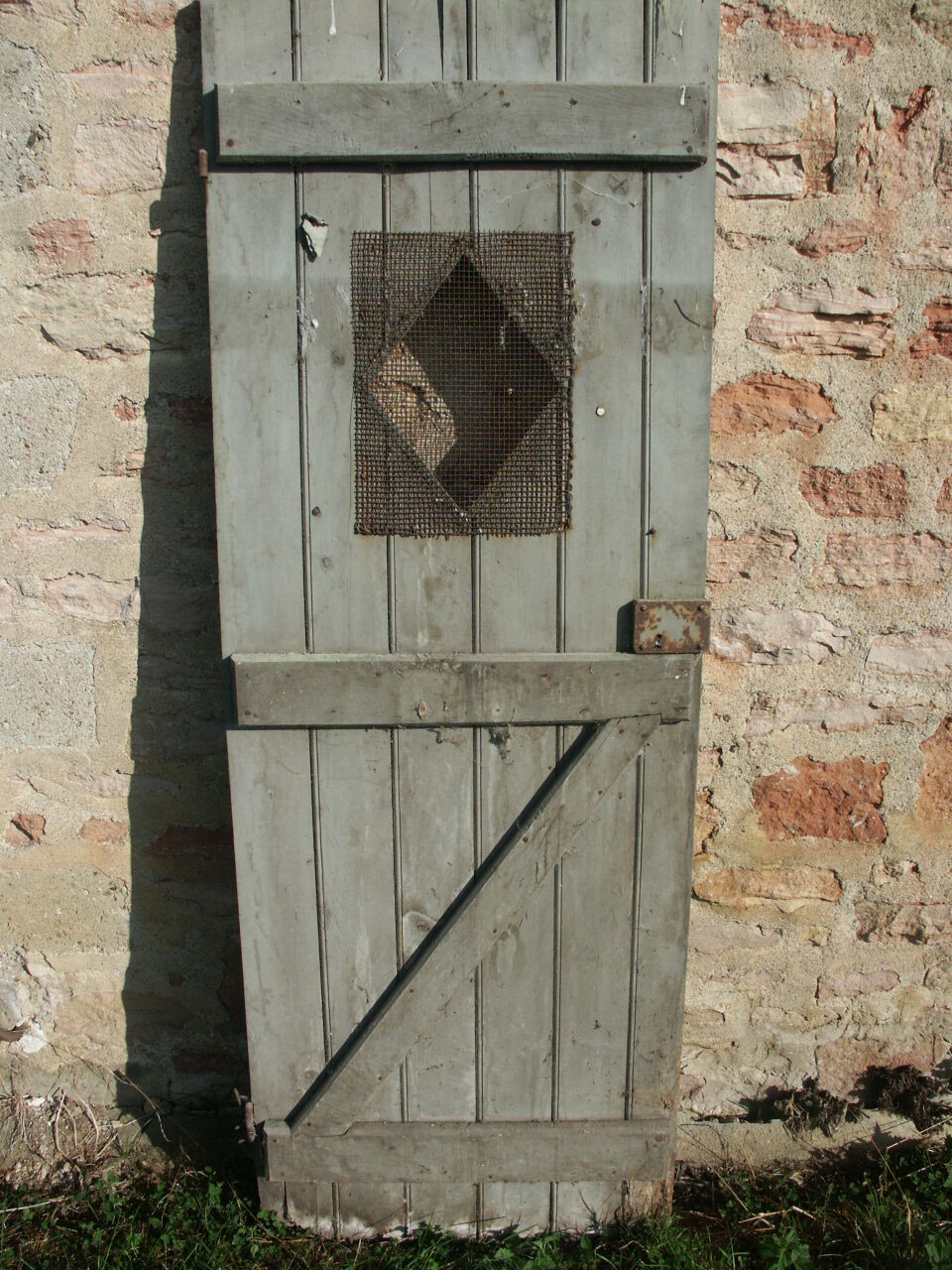 Old door from a bread oven
