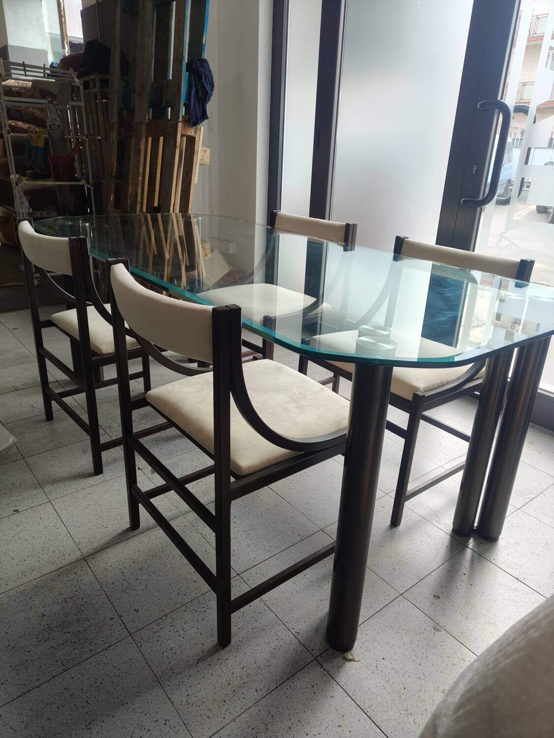 Table Eta Beta par Marco Zanuso pour Zanotta années 70 vintage moderne