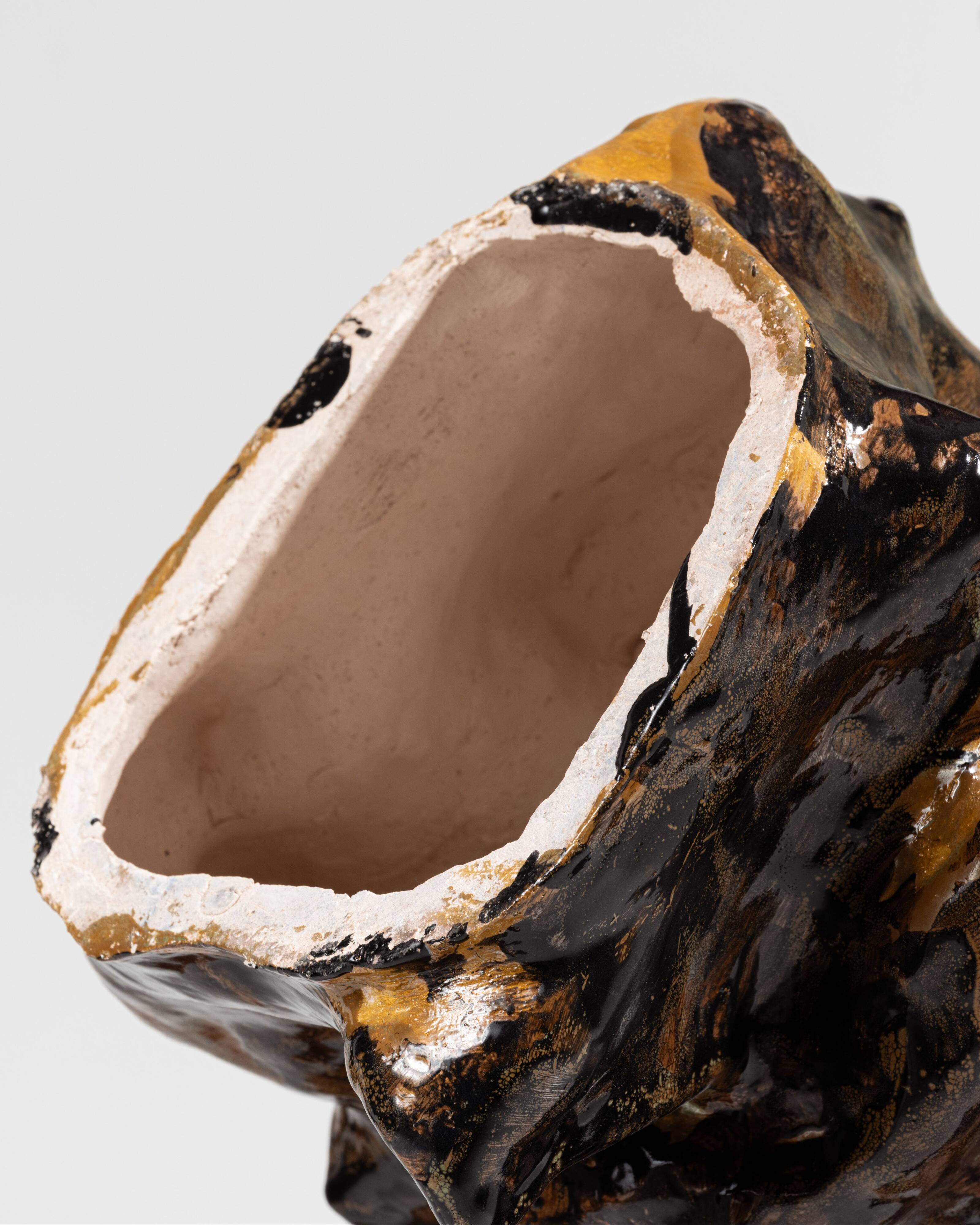 Bougeoir peau de lezard