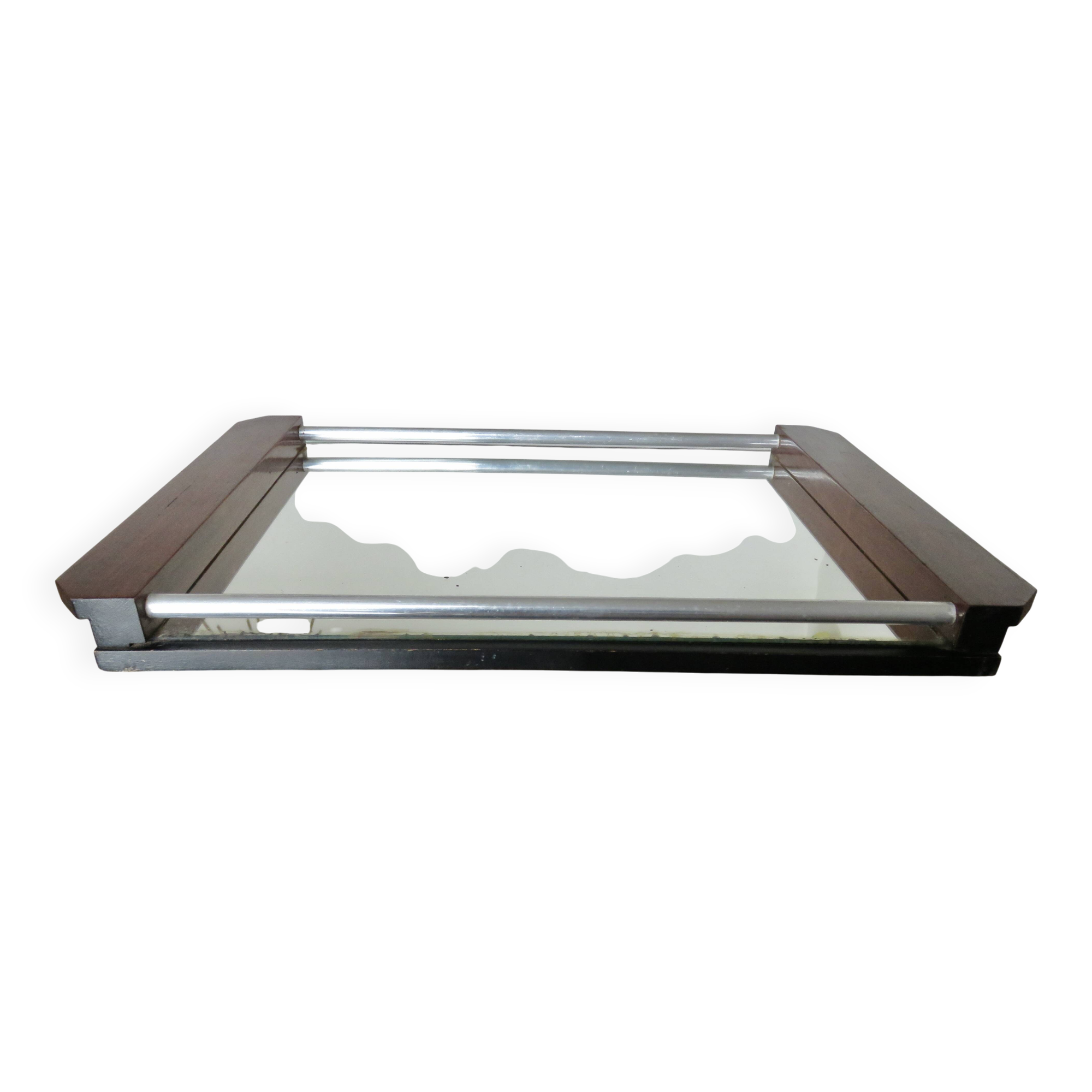 Plateau signé Louis Prodhon, art déco, vers 1930, France, palissandre