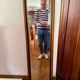 Miroir biseauté en bois