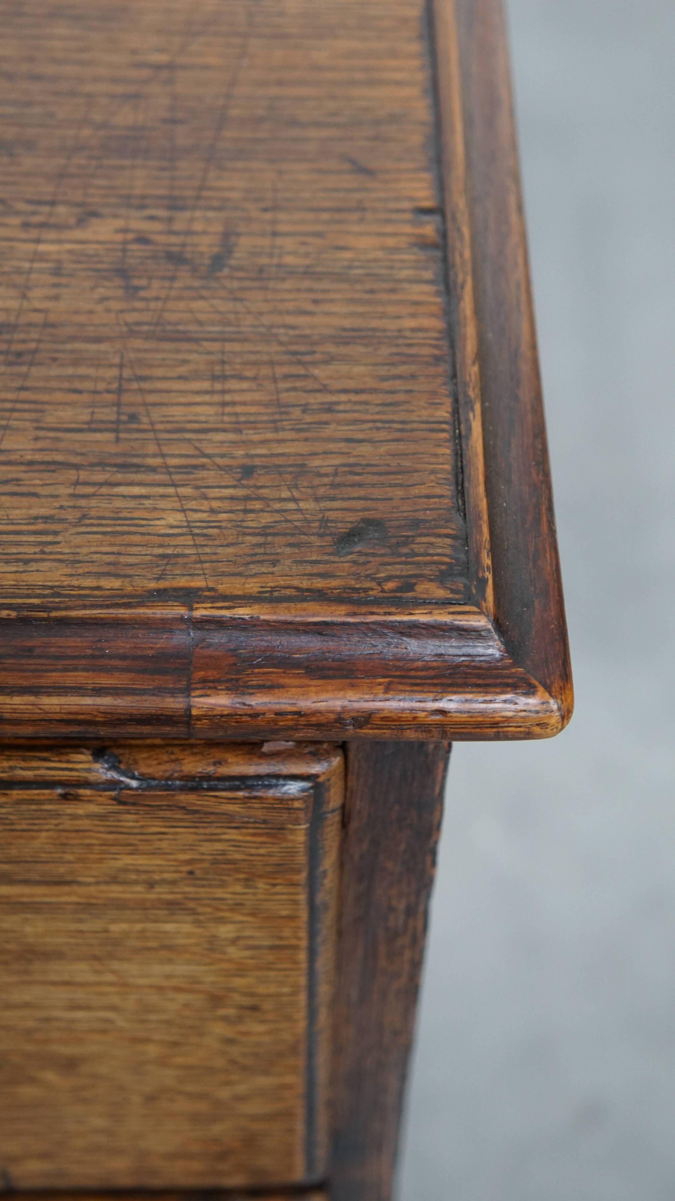 Antique 18th-Century English Oak Chest of Drawers