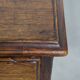 Commode ancienne en chêne anglais du XVIIIe siècle