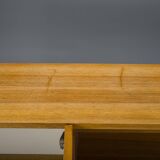 Mid-Century Wall Unit Cabinet and Sideboard in Walunt, 1970s, Set of 2