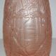 Orange art deco vase 30s