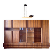 Wall unit / bookcase Italian Luigi Bartolini 1960