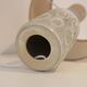 Ceramic table lamp by Desiree Stentoj with ovals
