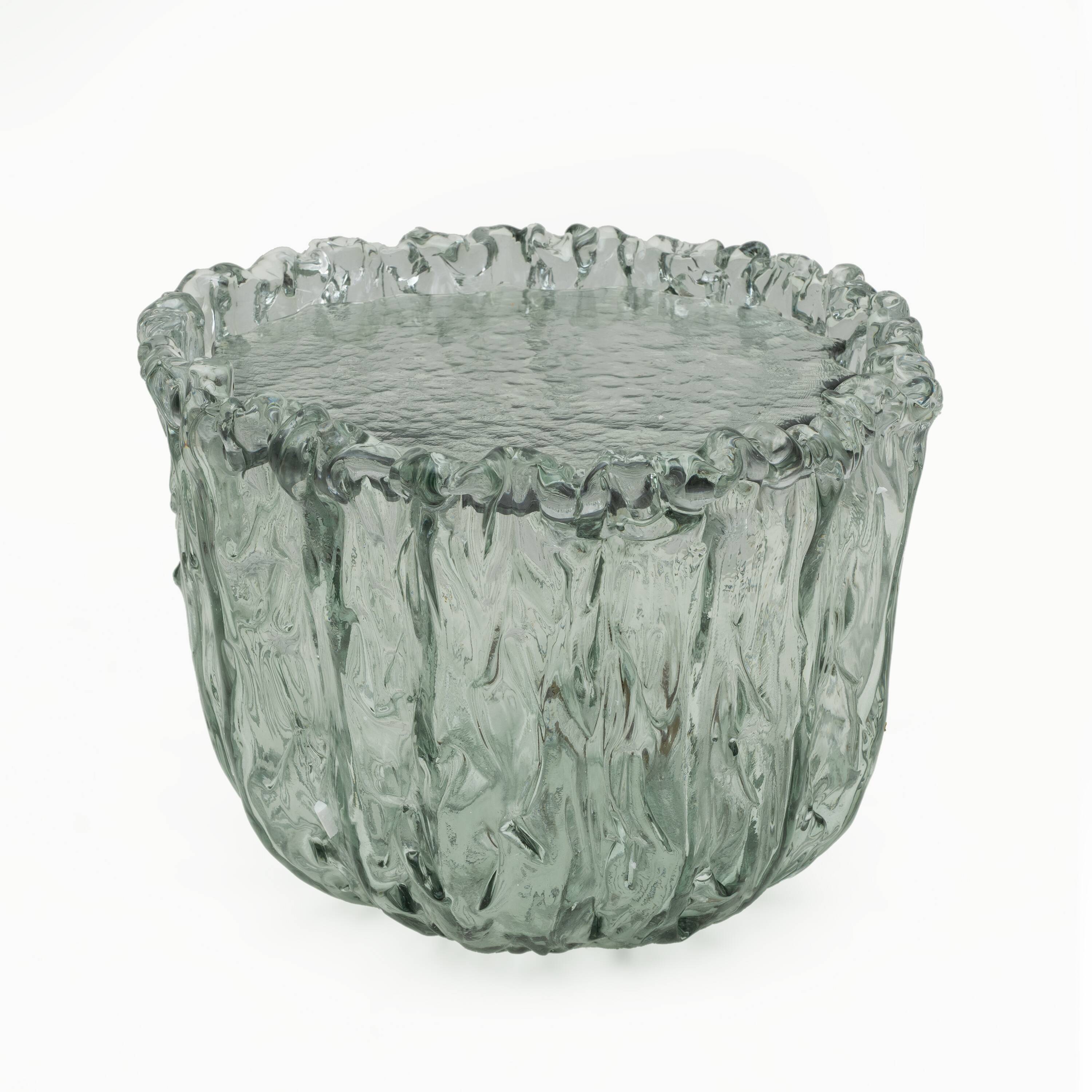 Pair of Aquamarine Murano Glass Coffee Table by Tokujin Yoshioka