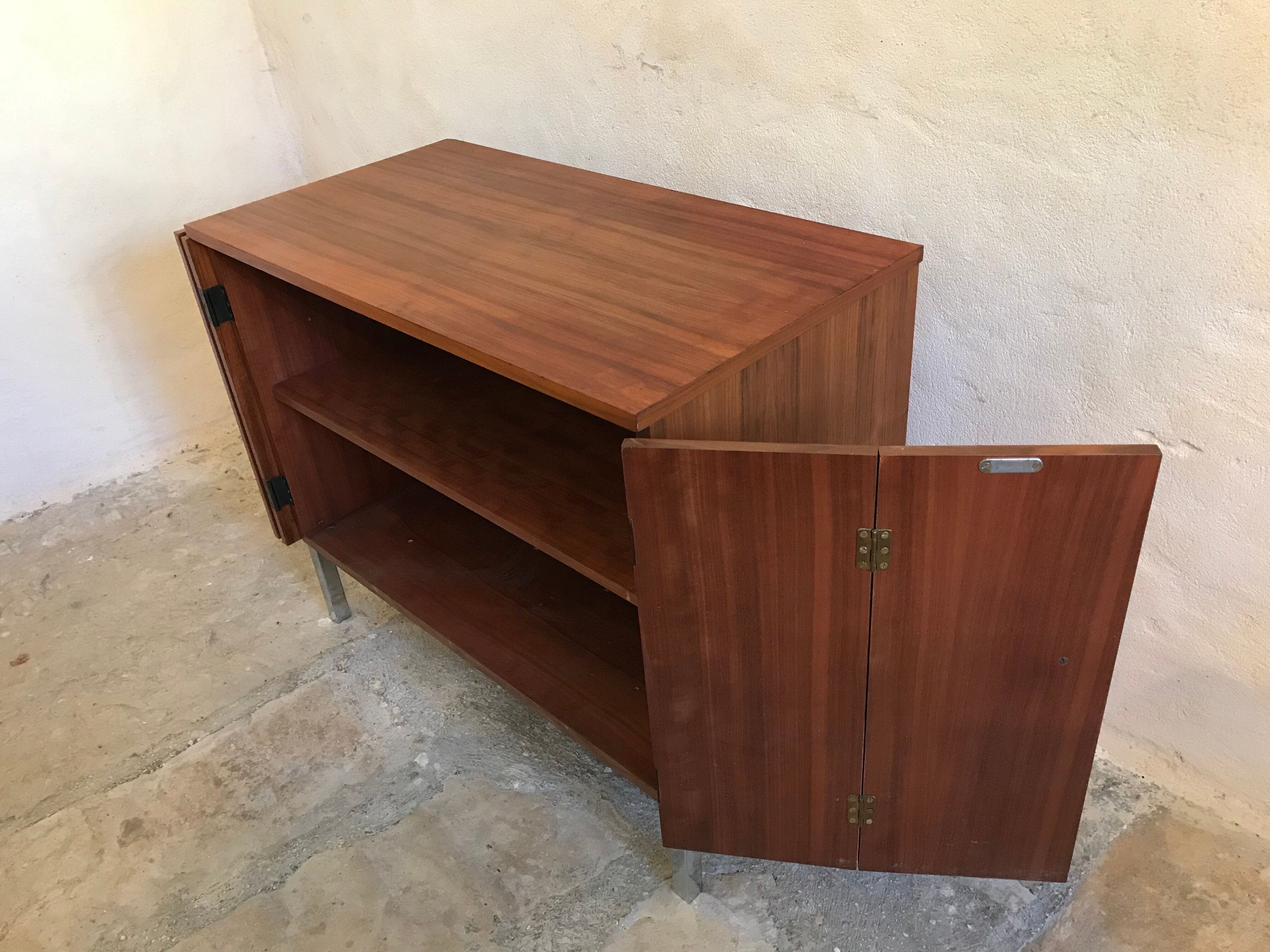 1960's vintage two-door storage unit