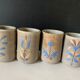 4 ceramic mugs