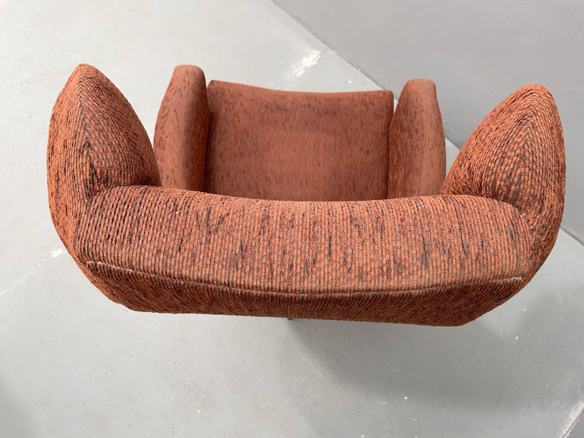 Swivel armchair from Eastern Europe by Drevotvar, Czechoslovakia, 1970s.