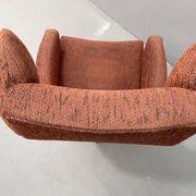 Swivel armchair from Eastern Europe by Drevotvar, Czechoslovakia, 1970s.