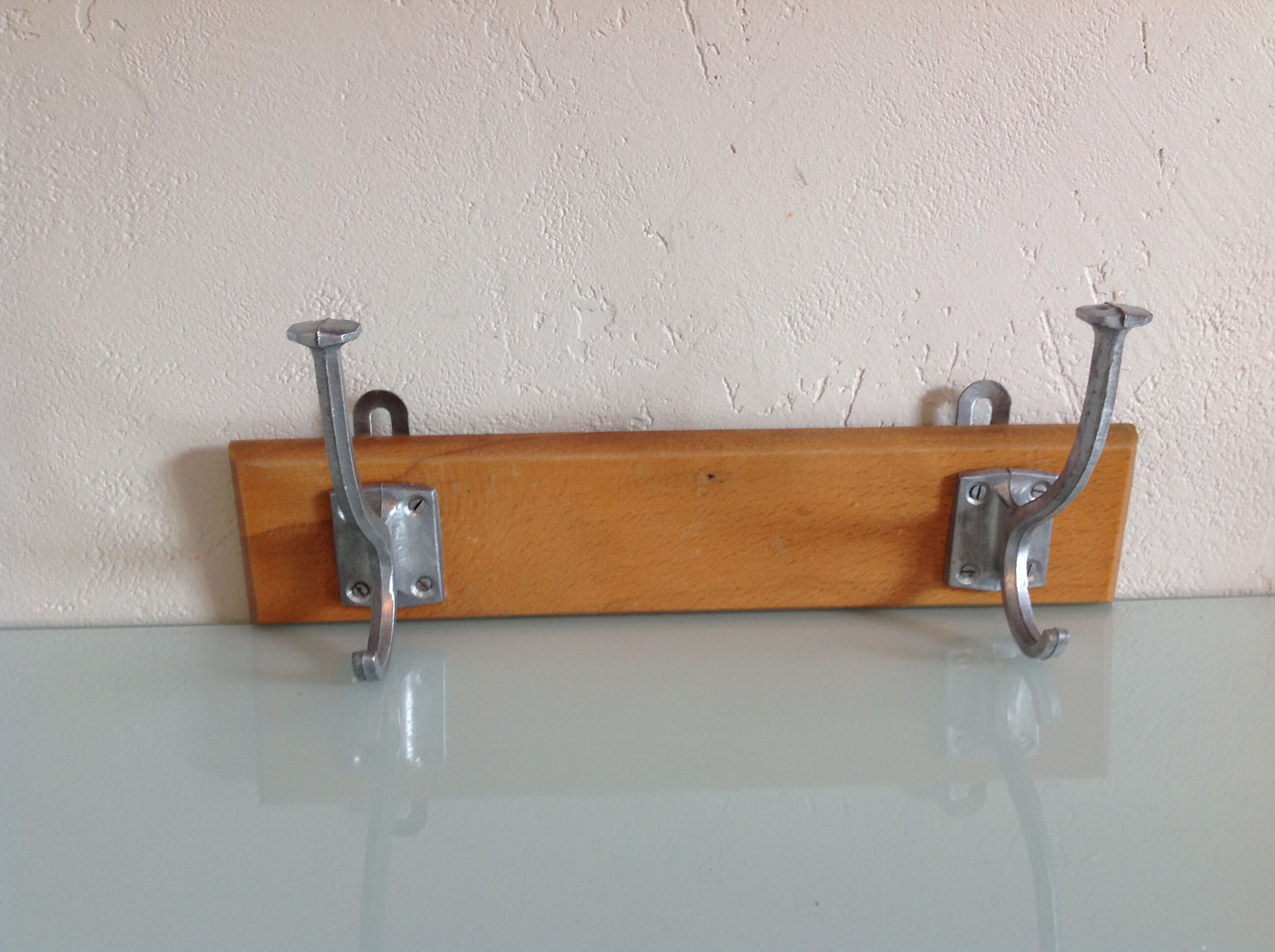 Double head coat hook vintage years 50-60