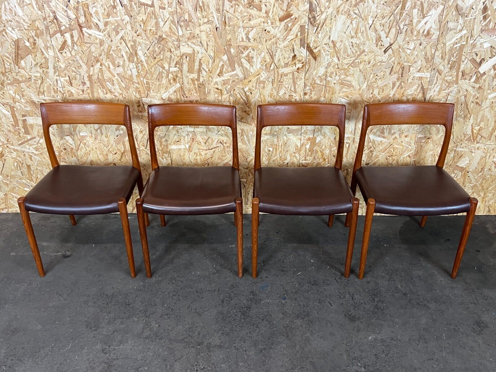 Chairs by Niels O. Möller for J.L. Moller's 60