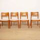 6 chaises de salle à manger | John Mortensen | Niels Koefoed | Modèle Ole | Teck