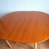 Danish extendable round table 1960