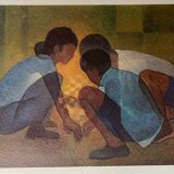 Louis Toffoli lithograph 34.5 x 24