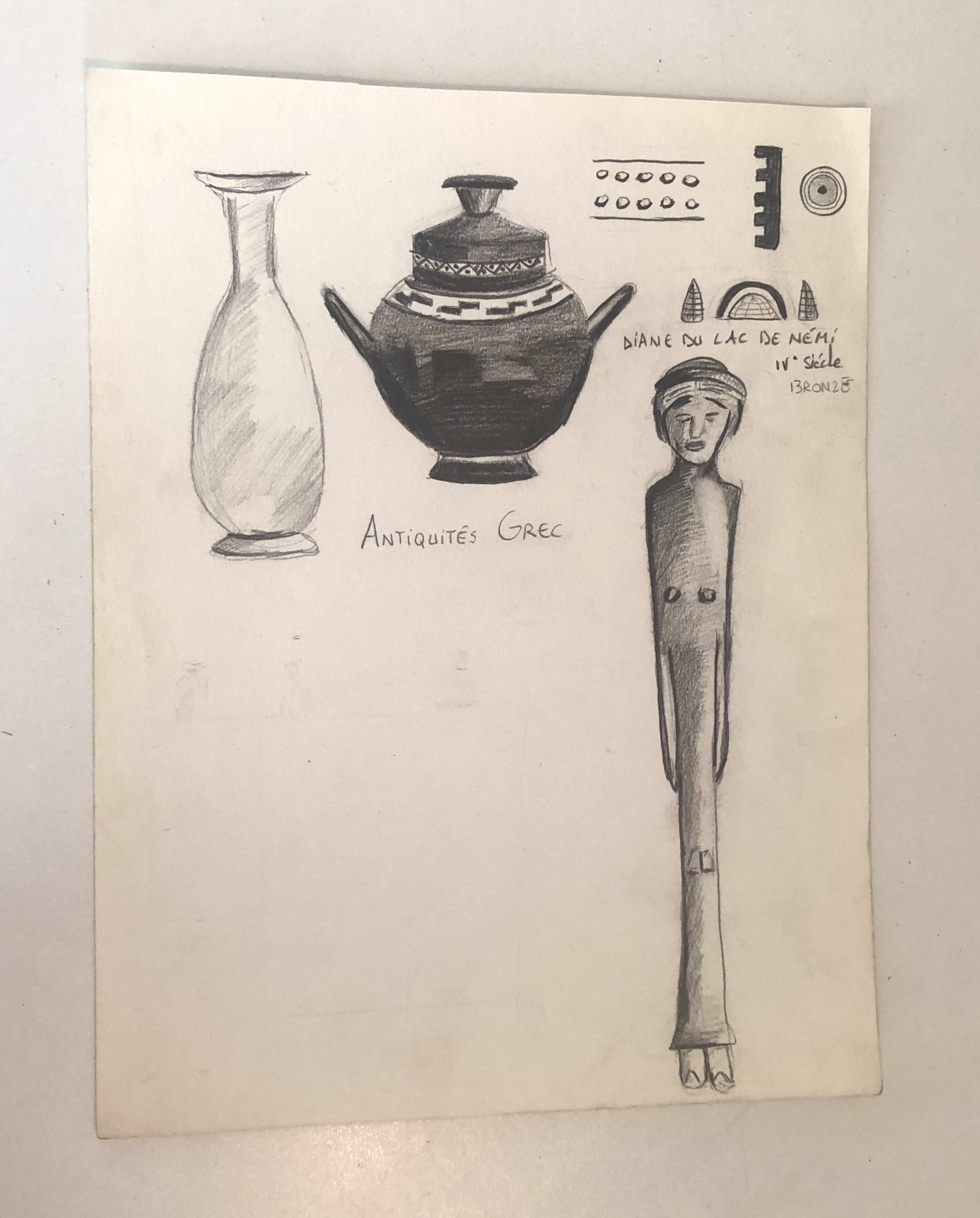 Greek art illustration