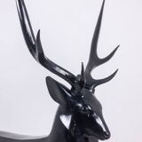 François Pompon. Deer, life-size bronze sculpture. 2006 edition