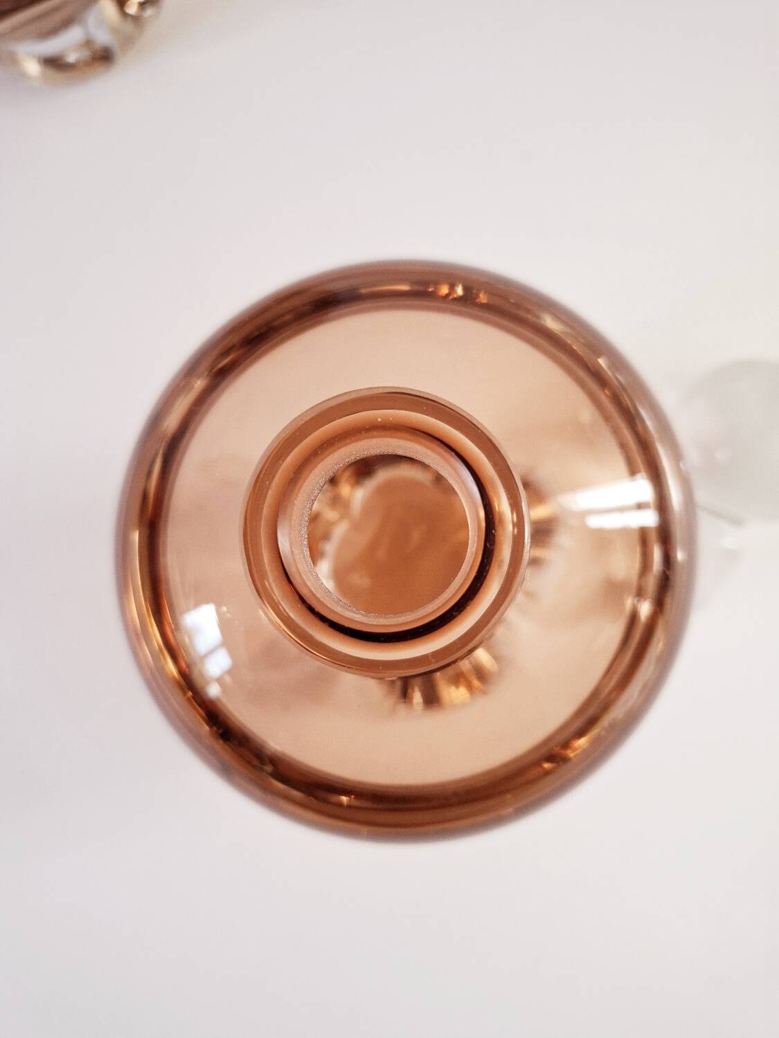 A pair of submerged glassware from the 1940s.