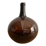 Old amber demijohn