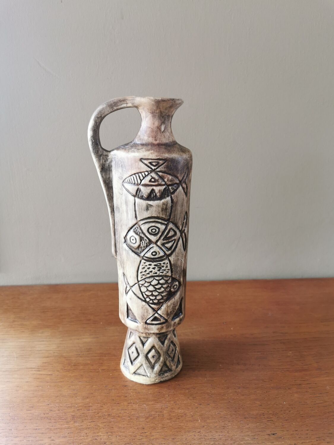 Vase soliflore vintage en céramique de San Marin