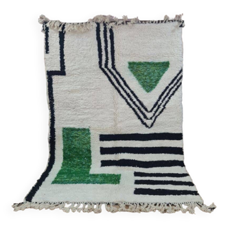 Handmade wool Berber rug 250x150 cm